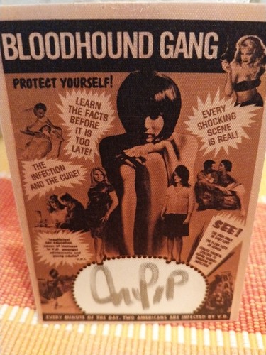 Bloodhound gang autogramm - bloodhound,